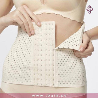 مشد نسائي لشد البطن والخصر ودعم الظهر والعمود الفقري وتخفيف آثار الولادة - متجر لقطة