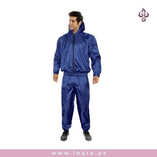 بدلة ساونا من  Sibote ST-2052 جاكيت بأكمام طويلة وسحاب مع بنطلون بمقابض مطاطية - متجر لقطة