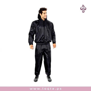 بدلة ساونا من  Sibote ST-2052 جاكيت بأكمام طويلة وسحاب مع بنطلون بمقابض مطاطية - متجر لقطة