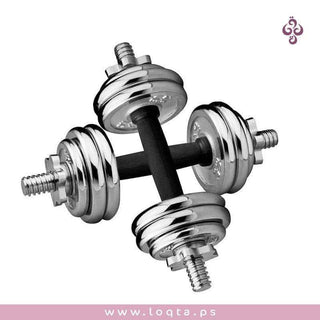 شنطة أوزان 30 كيلو 1 بار مع أوزان مختلفة مقبض آمن من الانزلاق مقاومة للصدأ