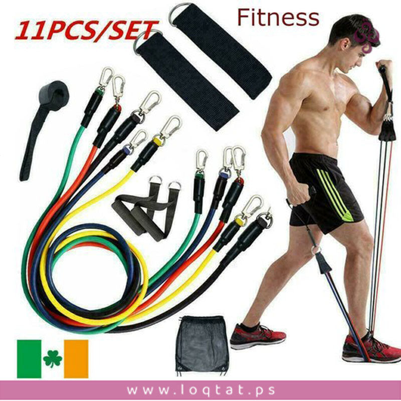 أحزمة تمارين قابلة للتعديل من BHMS لتدريب عضلات الجسم 5 ألوان مختلفة