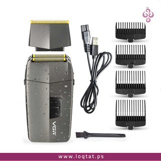ماكينة حلاقة وتنعيم رجالي VGR  V-086 للشعر واللحية قابلة للشحن محرك قوي
