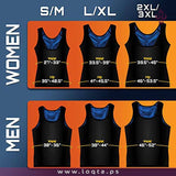 شباح ساونا حراري للرجال لجسم أكثر تناسق وحرق الدهون ألياف مرنة أكثر تعرق - متجر لقطة