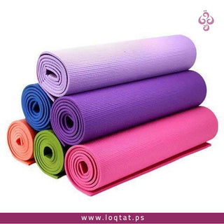 سجادة يوغا للتمارين الرياضية متعددة الألوان غير قابلة للانزلاق اسفنجية مريحة