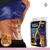 شباح ساونا حراري للرجال لجسم أكثر تناسق وحرق الدهون ألياف مرنة أكثر تعرق - متجر لقطة