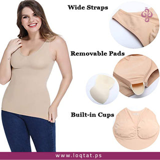 شباح مشد نسائي لاخفاء بروز البطن وشد الترهلات خامة مريحة ناعمة