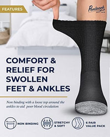 جوارب طبية من Cottonil صناعة مصرية قطن صافي سادة لراحة تامة رجالي ونسائي