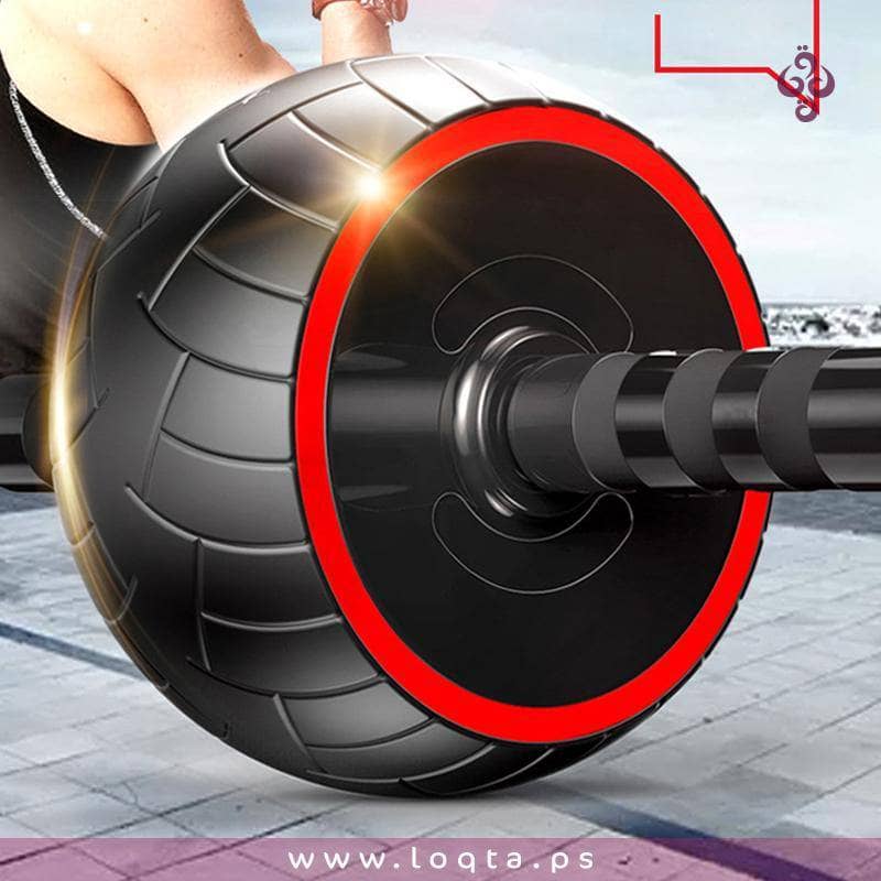 عجلة التمارين الرياضية لجسم مثالي مواد متينة مقابض مطاطية قوية خفيفة الوزن - متجر لقطة