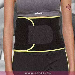 حزام مشد حراري لفقدان الوزن الزائد بمنطقة البطن والخصر للتمارين الرياضية - متجر لقطة