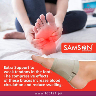 جوارب فلات فوت من SAMSON FC-4014 وسادة جل ناعمة زيتية مريحة