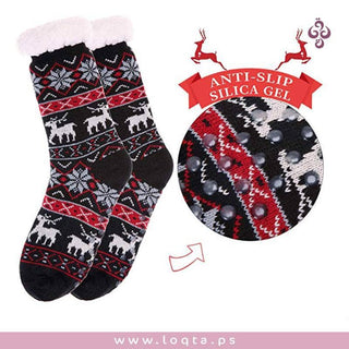 جوارب شتوية دافئة ومريحة جدا صوف ناعم ومبطن فرو موديلات عصرية ون سايز - متجر لقطة