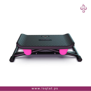 ستيبر التوازن قابل للانزلاق متعدد الاستخدامات لتمرين كامل للجسم مع أشرطة مرنة