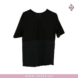 بلوزة رياضة رجالي نص كم  حرارية بمنطقة البطن والجوانب لرسم الخصر وتنحيف البطن - متجر لقطة