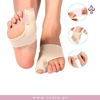 زوج من ضاغط القدمين لتخفيف آلام مشط القدم مع قطعة سيليكون لتقليل الاحتكاك - متجر لقطة