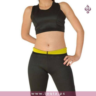 بدلة رياضة نسائية كاملة قطعتين حرارية لحرق الدهون الزائدة ورسم الجسم خامة ممتازة - متجر لقطة