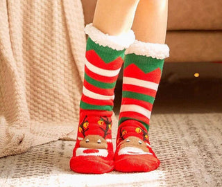 جوارب شتوية دافئة ومريحة جدا صوف ناعم ومبطن فرو موديلات عصرية ون سايز - متجر لقطة