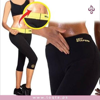 بنطلون حراري من Hot Shapers للتخلص من دهون البطن والأرداف والساقين للرجال والنساء - متجر لقطة