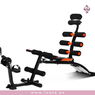 جهاز Six pack care تمارين للجسم كامل ونزول الوزن وسادة مقعد دواسة للقدمين