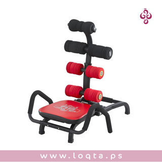 كرسي التمارين الرياضية من AB Rocketلتمارين البطن مريح للظهر والرقبة مقبض اسفنجي