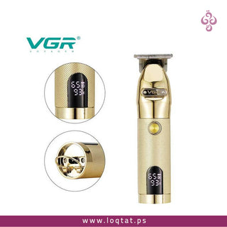 ماكينة حلاقة رجالي من  VGR  V275 قابلة للشحن لاسلكية شاشة ديجيتال