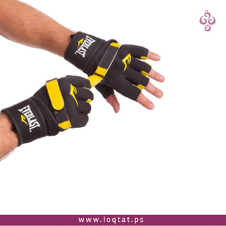 قفازات جيم من Evergrip لحماية الأصابع وكف اليد أثناء ممارسة التمارين الرياضية