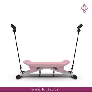 ستيبر التوازن قابل للانزلاق متعدد الاستخدامات لتمرين كامل للجسم مع أشرطة مرنة