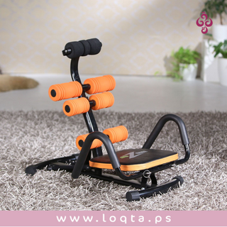 كرسي التمارين الرياضية من AB Rocketلتمارين البطن مريح للظهر والرقبة مقبض اسفنجي