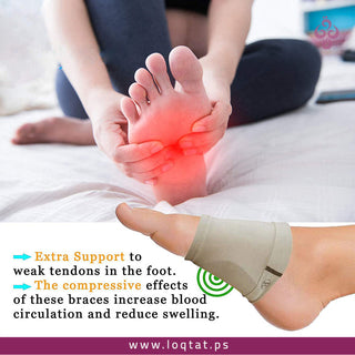 جوارب فلات فوت من SAMSON FC-4014 وسادة جل ناعمة زيتية مريحة