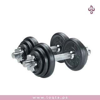 -كروم شنطة أثقال 20 كيلو مقاومة للصدأ بدوائر حديدية و أوزان مختلفة