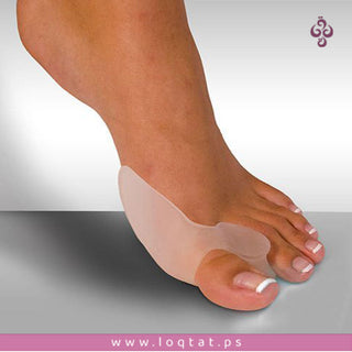 زوج من قطعة السيليكون لمعالجة انحراف اصبع القدم الكبير يمين ويسار