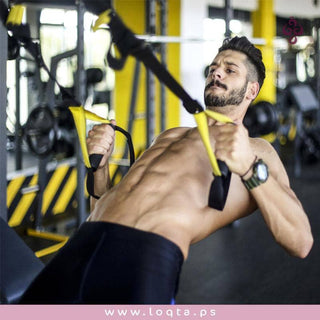 حبل TRX لأداء التمارين الرياضية نحت الجسم تخفيف وزن تحسين المرونة سهل التثبيت - متجر لقطة