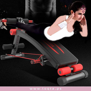 جهاز اللياقة البدنية مقعد جلوس ثبات عالي ومتانة مقبض عكسي وسادة خلفية - متجر لقطة