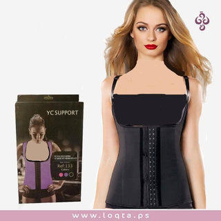 مشد كولومبي Ref 133 نسائي لفقدان البطن ورسم الخصر سستة خارجية لاتكس طبيعي - متجر لقطة