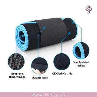 حزام مشد حراري لفقدان الوزن الزائد بمنطقة البطن والخصر للتمارين الرياضية - متجر لقطة