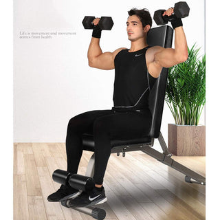 بنش تمارين رياضية لممارسة تمارين الأثقال قابل للطي فولاذ قوي