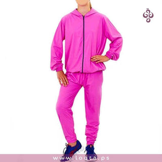 بدلة ساونا من سيبوت ST-2052 لحرق الدهون قطعتين أكمام طويلة مقابض مطاطية - متجر لقطة