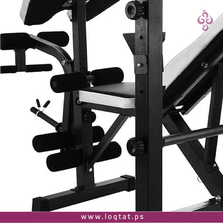 بنش رياضي لأداء تمارين اللياقة البدنية  تصميم شديد التحمل قابل للطي