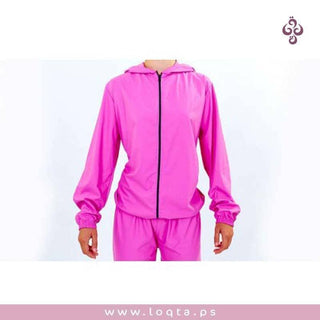 بدلة ساونا من  Sibote ST-2052 جاكيت بأكمام طويلة وسحاب مع بنطلون بمقابض مطاطية - متجر لقطة