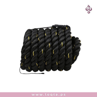 حبل تدريبات القوة عريض متين لتقوية العضلات وحرق الدهون قبضات مطاطية - متجر لقطة