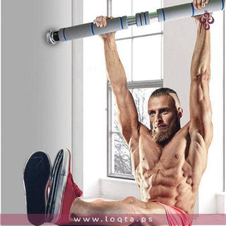 عقلة الباب الرياضية لممارسة تمارين القوة وبناء العضلات فولاذ مقاوم للصدأ 100 سم