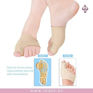 زوج من ضاغط القدمين لتخفيف آلام مشط القدم مع قطعة سيليكون لتقليل الاحتكاك - متجر لقطة