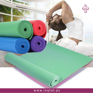سجادة يوغا اسفنجية مريحة لأداء التمارين الرياضية بكل سهولة مقاومة للرطوبة