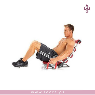 كرسي AB Rocket لتمارين البطن والجوانب مسند ظهر مبطن مقعد قابل للدوران