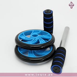 عجلة المعدة المزدوجة تقوي عضلات الجسم العلوي قبضات متينة وآمنة