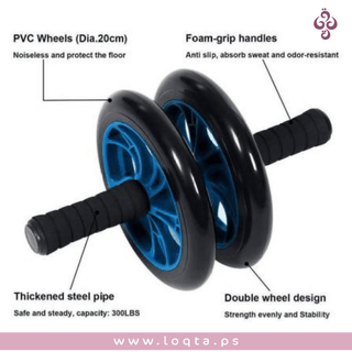 عجلة المعدة المزدوجة تقوي عضلات الجسم العلوي قبضات متينة وآمنة