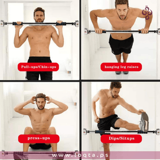 عقلة الباب الرياضية لبناء العضلات وأكثر فعالية للتدريب سهلة التجميع