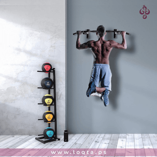 عقلة حائط حديد FITNESS MANIAC شديدة التحمل سهلة التثبيت والازالة فولاذ قوي