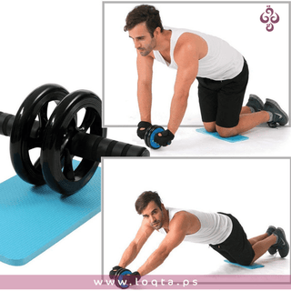 عجلة المعدة المزدوجة تقوي عضلات الجسم العلوي قبضات متينة وآمنة